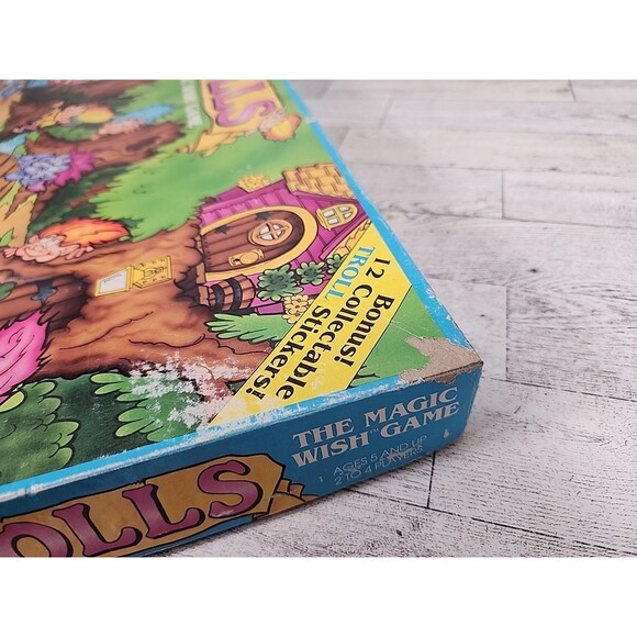 Vintage Trolls The Magic Wish Board Game Parker Brothers 1992 Treasure COMPLETE - Picture 4 of 12